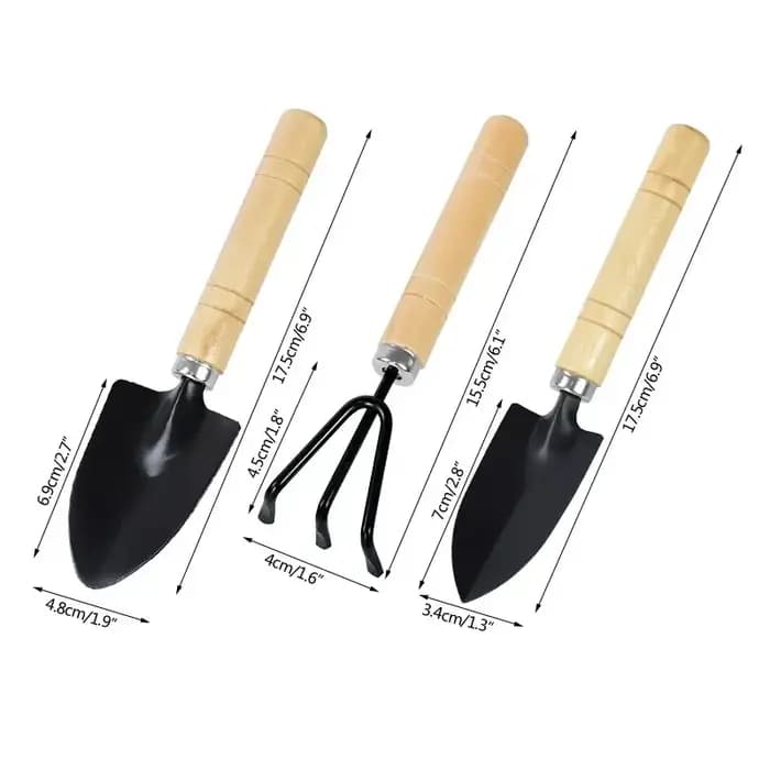 Ensemble d'outils de jardinage avec truelle et pelle