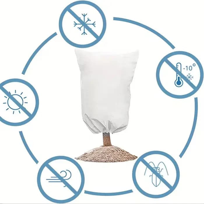 Housses de protection contre le gel pour plantes; tissu