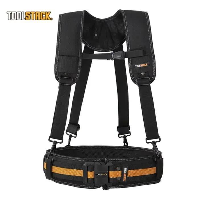 TOOLSTACK Ensemble de 5 ceintures porte-outils avec bretelles