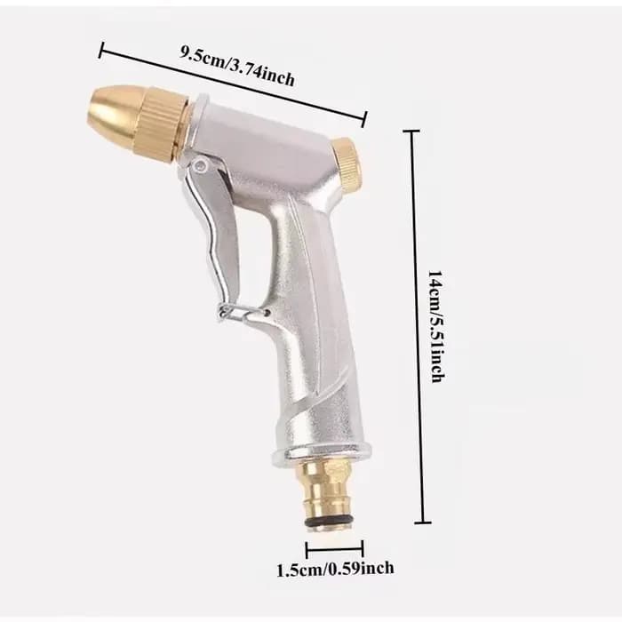 Pistolet de lavage haute pression réglable pour tuyau d'arrosage