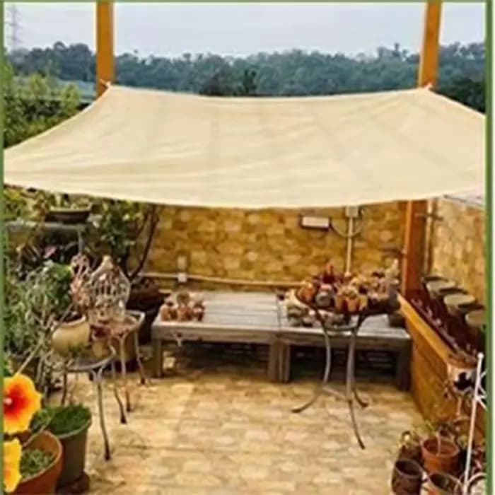 Filet d'ombrage beige, protection UV, abri pour plantes, pare-soleil extérieur, maille, tissu pare-s