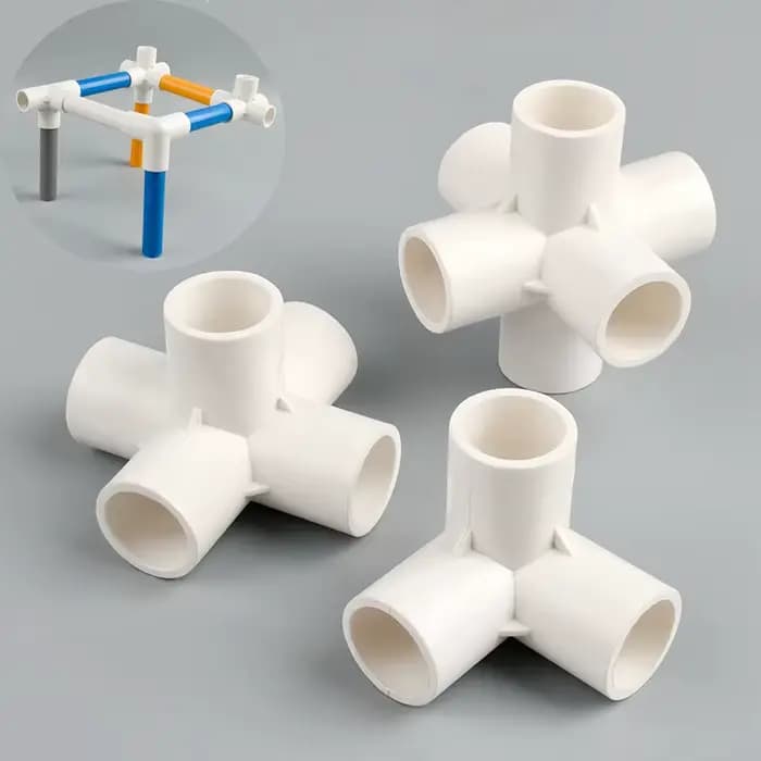 Connecteurs de tuyaux en PVC blanc, 20 ~ 63mm, coude droit, alimentation en eau pour Aquarium, 4 5 6