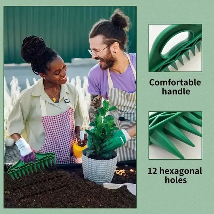 Semoir manuel portable pour semis de jardinage