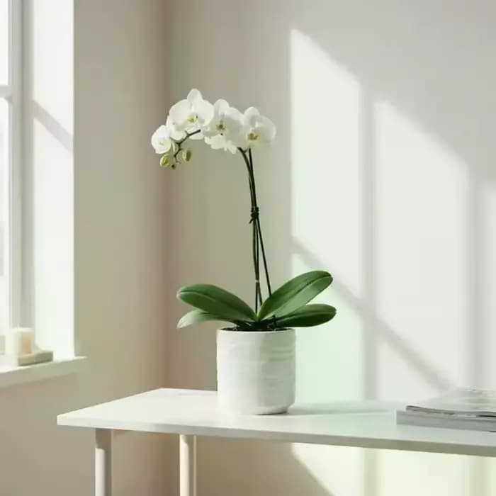 Des pots de fleurs simples en forme de vague, imitation céramique, adaptés à la décoration intérieur