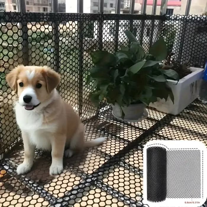Filet de protection en maille pour animaux de compagnie, prévention des chutes, clôture antivol, fen