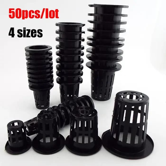 Filet de Culture de Plantes, Pots de Pépinière, Tasse de Colonisation Hydroponique, mir en Plastique