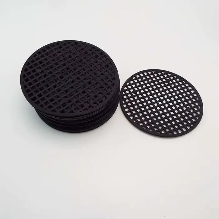 25 pièces 2.5cm 4.5cm 7.5cm rond fleur plante Pot trou maille fond Pad pour bonsaï Pot grille tapis