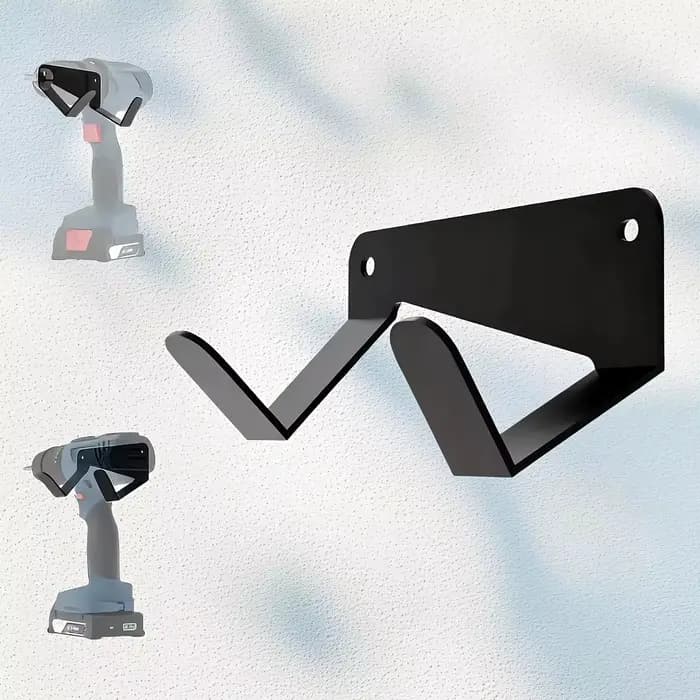 Support métallique pour outils électriques mural