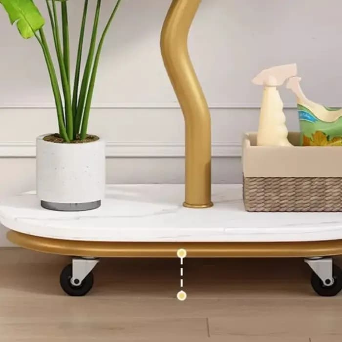 Support de plantes vertical à plusieurs niveaux en métal rond, étagère de luxe pour arbres, décoration d'intérieur et d'extérieur