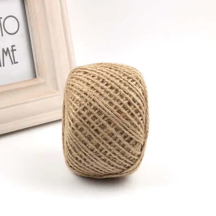 Corde en Jute naturelle Vintage 1MM 2MM, ficelle, artisanat, emballage cadeau, Jute, chanvre, jardin