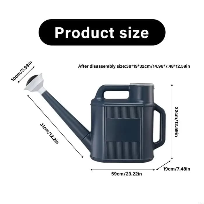 Le jardinage professionnel peut 10L Spout long détachable pour arrosage efficace