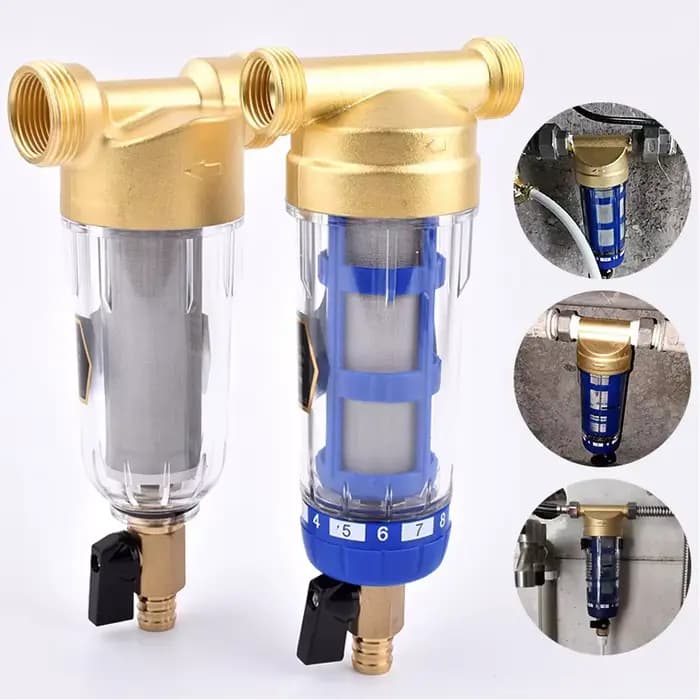 Purificateur à mailles en acier inoxydable pour lavage à contre-courant, préfiltre Central, filtre à