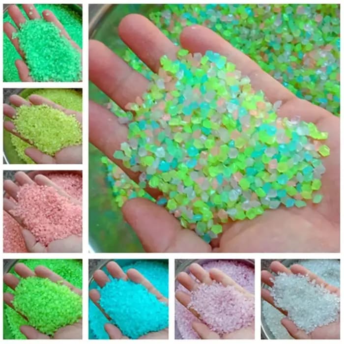 1000-3000 pièces sable lumineux brille dans la nuit galets pierre maison jardin cour chemin extérieu