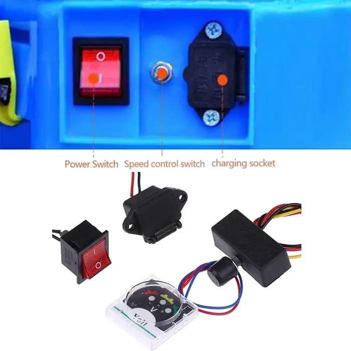 Contrôleur de vitesse de pulvérisateur électrique 12V, interrupteur de réglage, ajusteur de Position