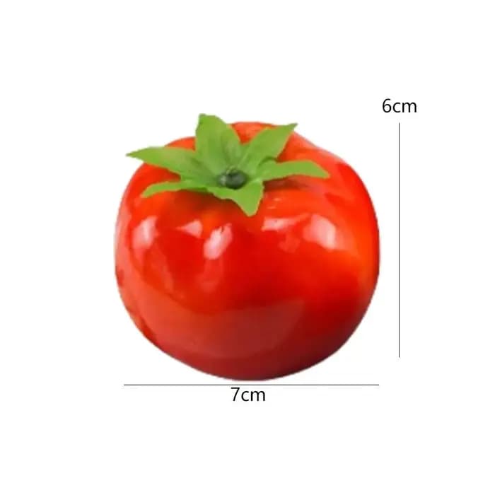 Mini Ornement en Mousse Artificielle en Forme de Tomate, Mignonne Simulation Réaliste de Tomate, Artisanat de Faux Légumes, Décorations pour Mariages et Fêtes