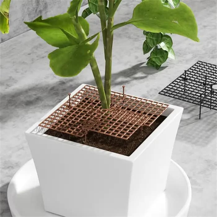 Couvercle de Pot de fleur, grille de Pot de plante, couverture de Protection du sol de jardin, grill
