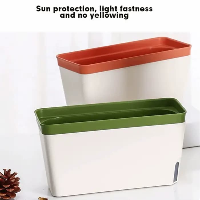 User inière rectangulaire décorative pour plantes d'intérieur