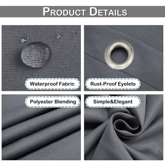 Couverture d'écran de confidentialité pour balcon, clôture, Patio, tissu d'ombrage imperméable, Prot