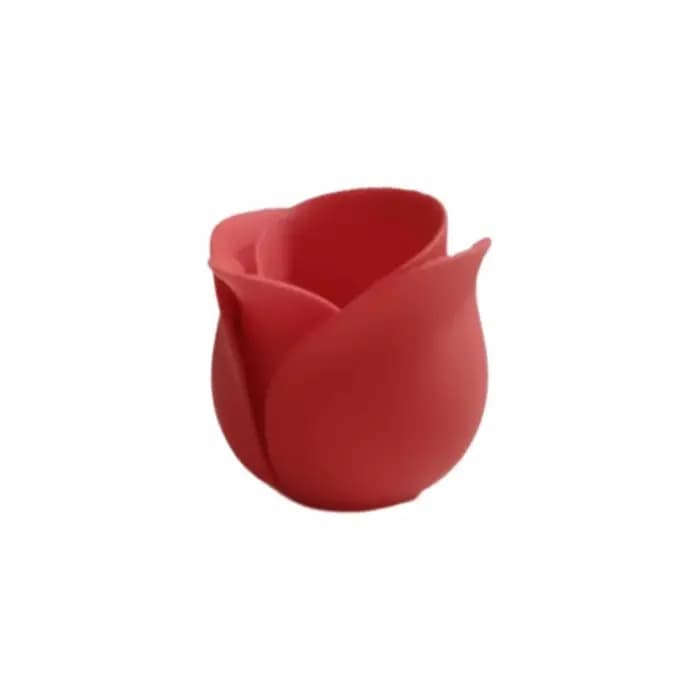 Ornement de bureau, mini pots en plastique en forme de rose