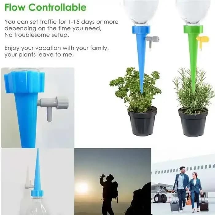 Système d'irrigation goutte-à-goutte automatique, pointe d'arrosage automatique pour plantes à fleur