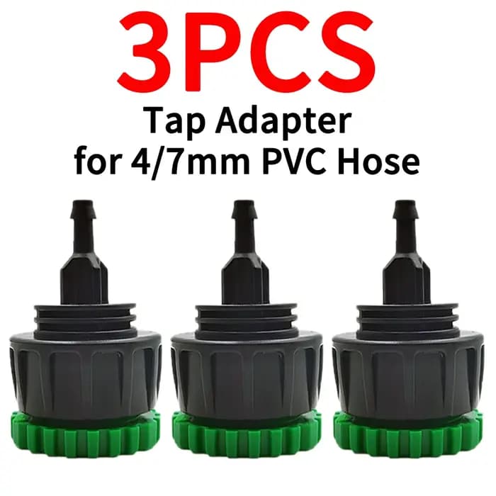 Oasis 3X adaptateur de robinet de jardin connecteurs de tuyau séparateur femelle 1/2 "3/4" à 4/7mm 8/11mm 16mm raccord