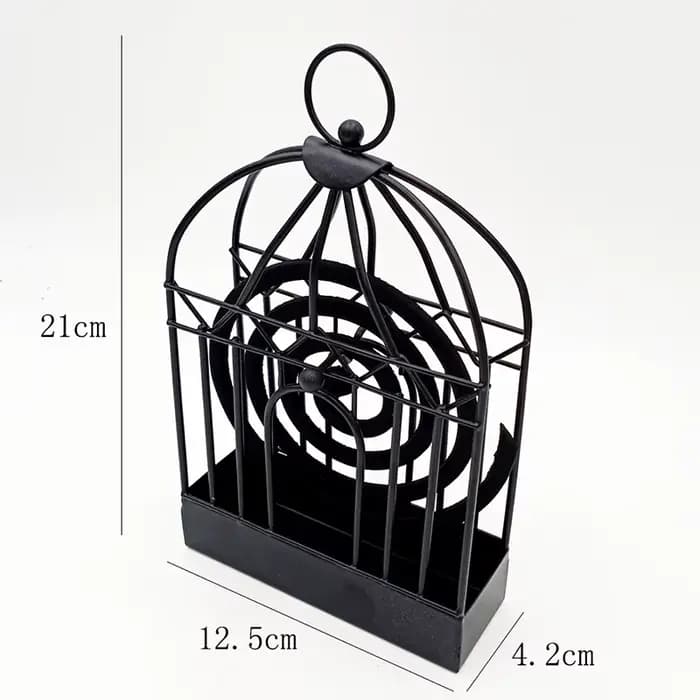 1/2 pièces nordique rétro fer insecte moustique bobine support innovant maison encens bois de santal