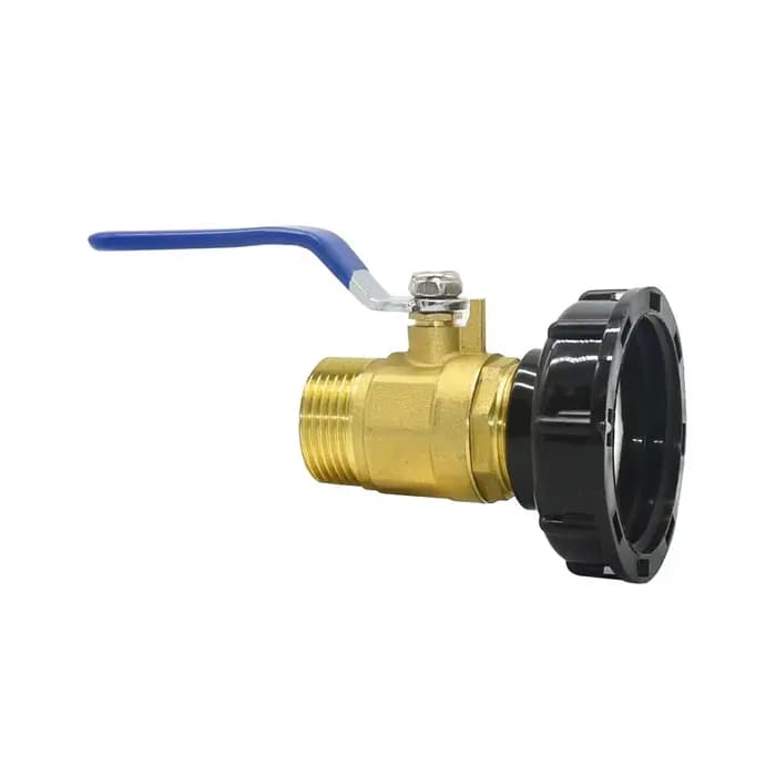 Adaptateur de robinet de réservoir IBC à filetage S60 x 1/2 3/4 1 pouce, tuyau d'arrosage, Valve de
