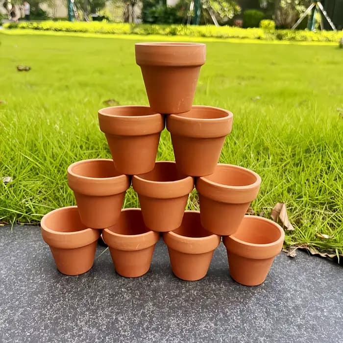 Pots Terra Cotta 2.2 pouces, 10 pièces, jardinière en poterie, Pot de fleur de Cactus, Pot Succulent