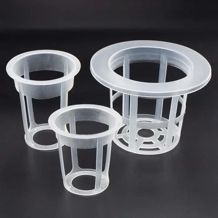 Pot de Culture Hydroponique en Maille pour Plantes, Filet de Colonisation, Porte-Gobelet Vertical po