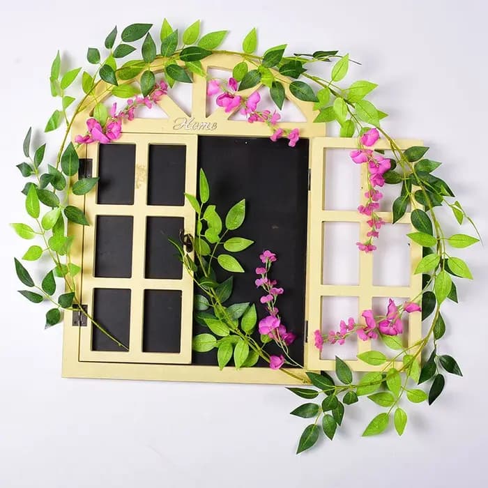 Guirlande de plantes artificielles de lierre pour décoration de maison