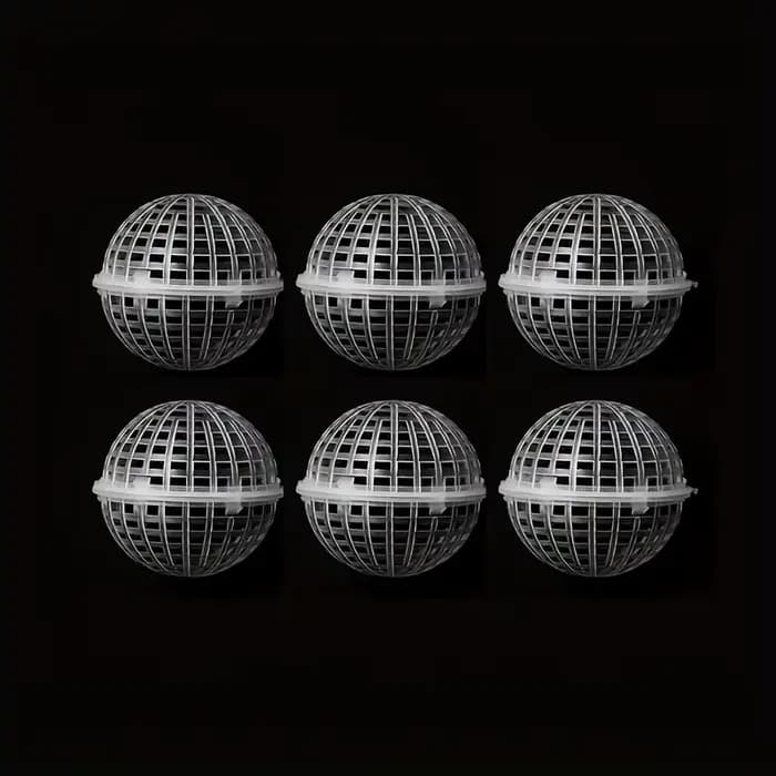 Boules de jardinières suspendues en plastique modernes, 6 pièces, avec trous de Drainage, accessoire