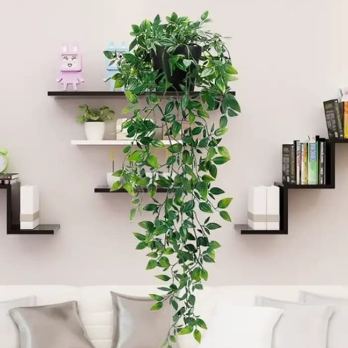Plante de Lierre Artificielle en Plastique avec Pots