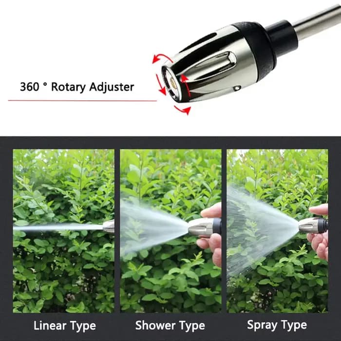 Pistolet d'arrosage de jardin à haute pression, pour lavage de voiture, tuyau d'eau domestique, buse