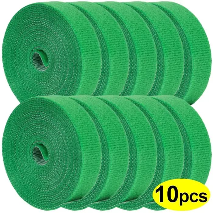 Attaches pour plantes en Nylon réutilisables, 10 rouleaux = 20M, crochet de pansement pour Support d