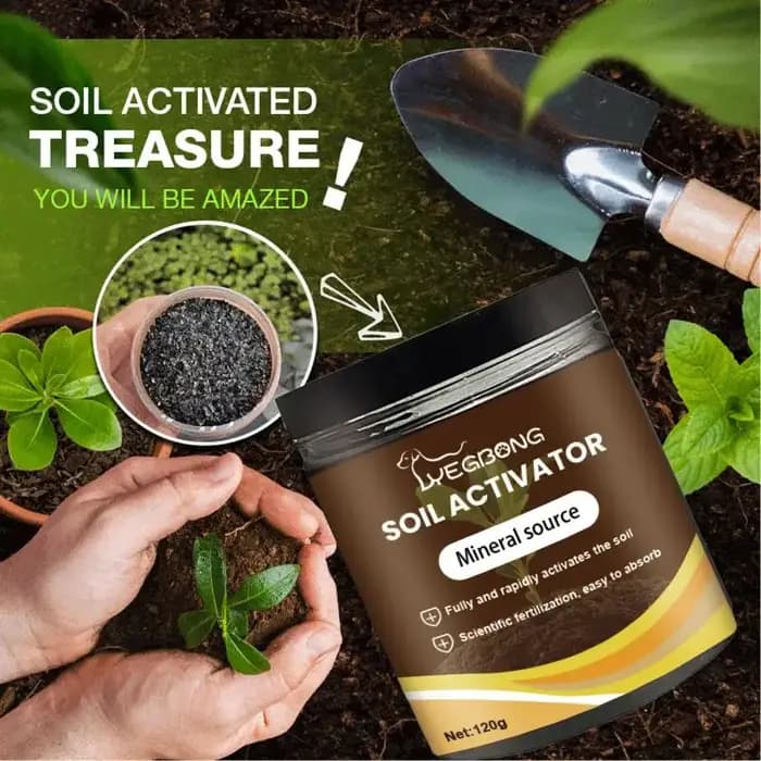 Activateur de sol, engrais pour plantes, nutriment organique pour la germination des graines, croiss