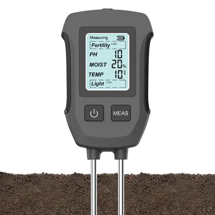 Détecteur de sol multifonctionnel 5-en-1 pour tester l'humidité