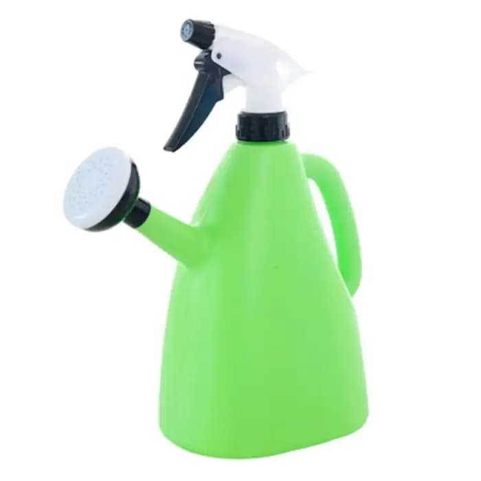 Arrosoir 2 en 1 en plastique avec pulvérisateur à pression réglable pour plantes de jardin et fleurs d'intérieur