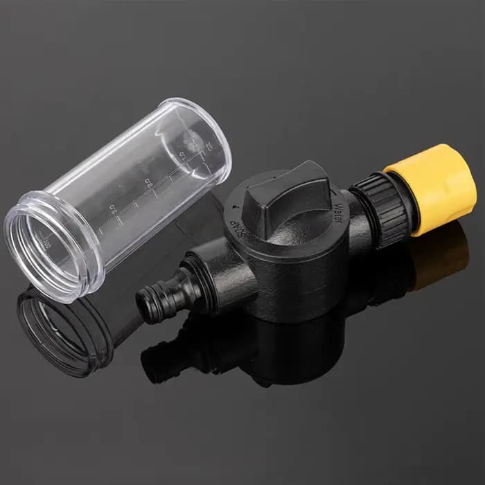 Pulvérisateur d'engrais 100 ml, embout de tuyau d'arrosage pour engrais liquide pour plantes, pelouse, jardin, cour, terrasse, distributeur facile