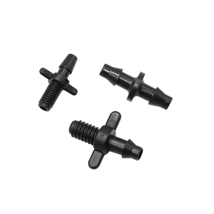 Connecteur de filetage mâle 6mm, 30 à 1000 pièces, 1/8 1/4 pouces, raccords de tuyau d'irrigation Mi