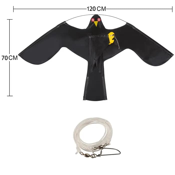 Répulsif pour oiseaux, cerf-volant à faucon volant pour cultures, protection de ferme, épouvantail d