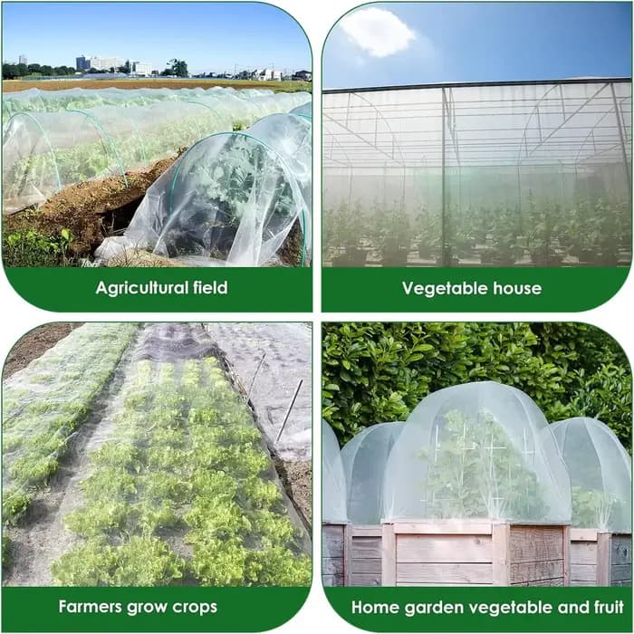 Filet de Protection contre les insectes pour plantes de jardin, filet de couverture pour légumes, fl