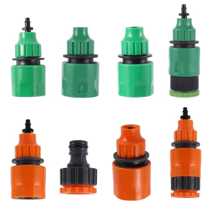 Connecteur rapide de tuyau d'arrosage de jardin, d'argile de pelouse, alimentation en eau, joint all