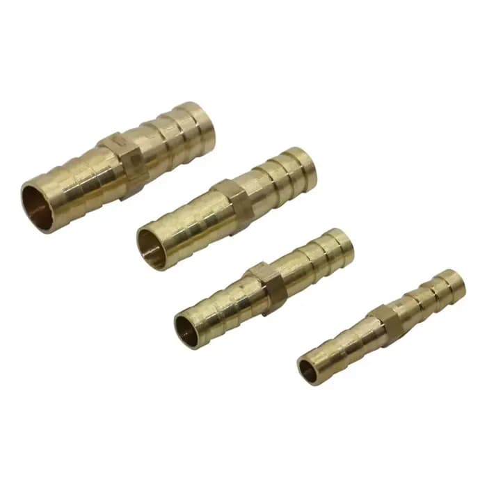 Connecteur droit en laiton barbelé, 6/8/10/12mm, 8mm à 6mm, joint de réduction barbelé, d'argile de
