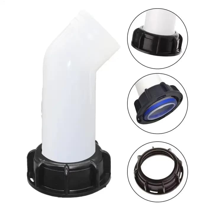 Adaptateur de réservoir IBC, Extension de bec de vidange, filetage de tuyau, buse de réservoir d'eau