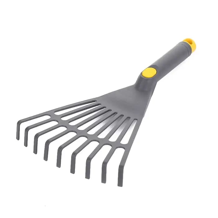Outils de jardinage, râteau à neuf dents en plastique