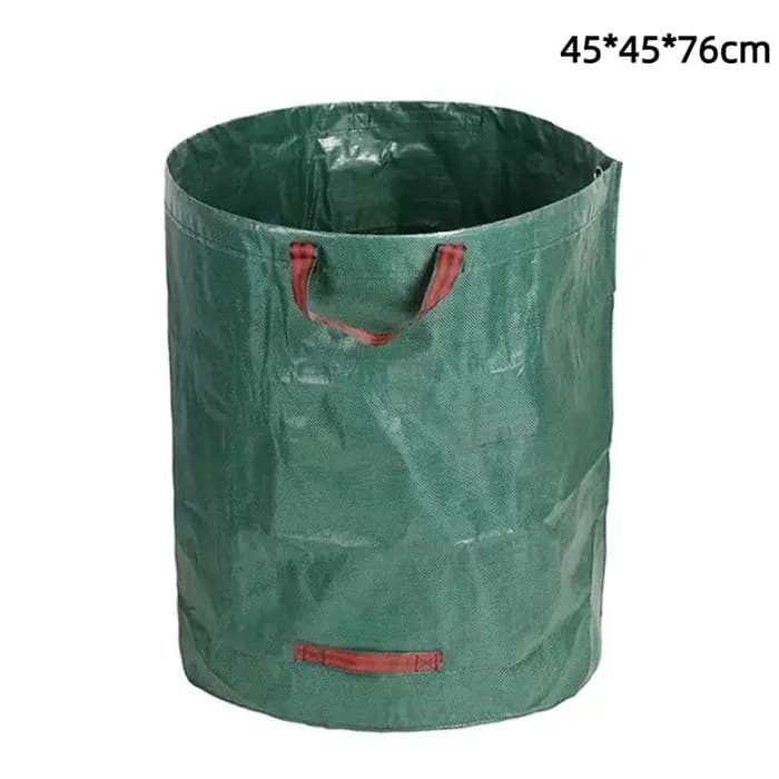 Sacs à déchets de jardin réutilisables grande capacité imperméables avec poignées faciles à saisir pour le nettoyage des débris d'automne à la maison et dans la cour