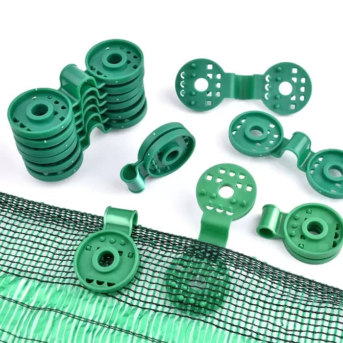 Clip pour tissu d'ombrage vert, 10/20/50 pièces, Clip pour filet d'ombrage, serre de jardin, pinces
