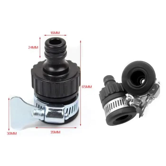 Adaptateur de robinet universel, connecteur d'eau de jardin, Conversion de robinet, tuyau de 16mm, a