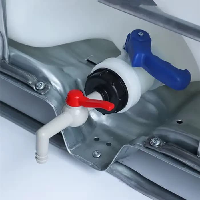 Raccords d'interrupteur de tuyau IBC en plastique précieux, vanne filetée S60 * 6, adaptateur IBC al