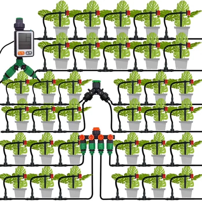 OASIS-Micro tuyau d'arrosage de jardin en PVC, tube d'irrigation goutte à goutte, arroseur, 100 en e